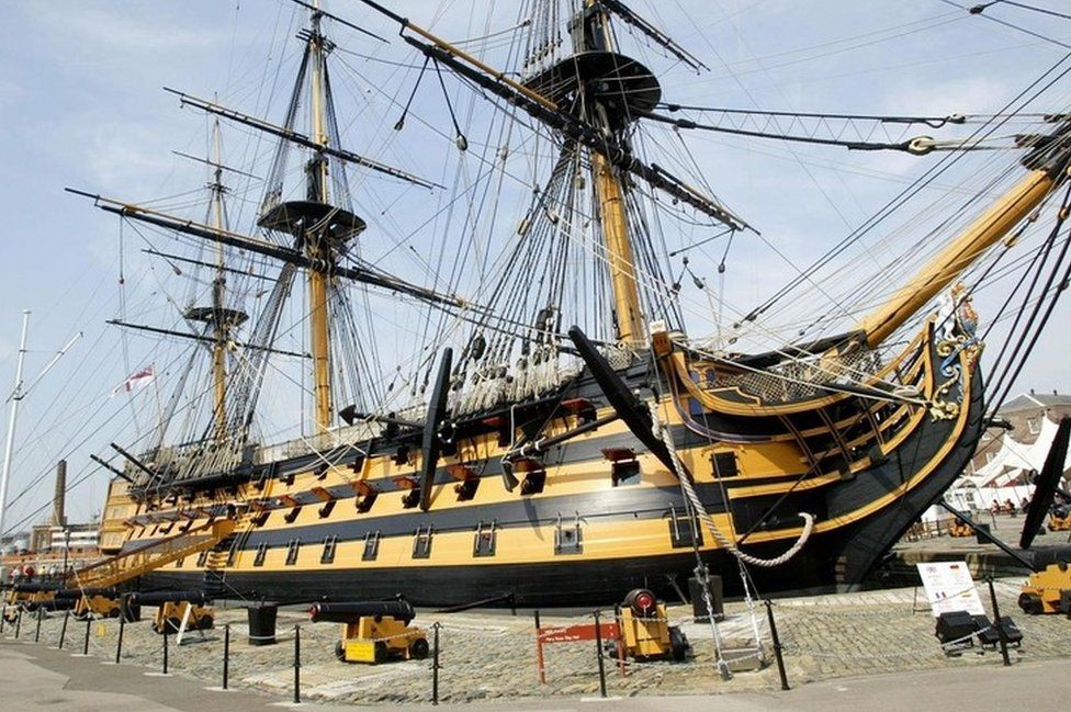 HMS Victory in Portsmouth, Hampshire