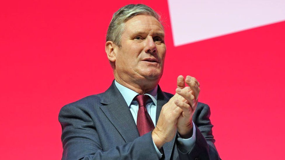 Sir Keir Starmer at party conference