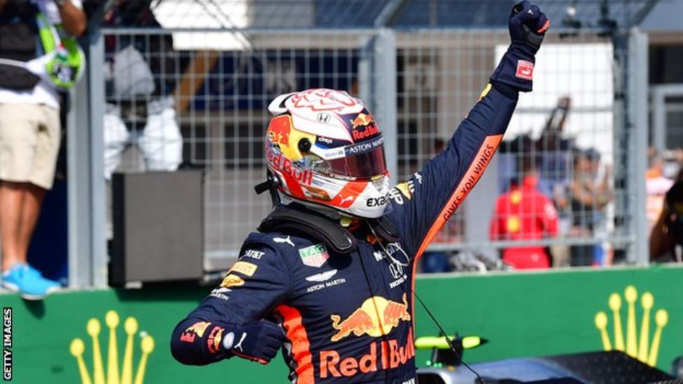 Max Verstappen takes first career pole position in Hungary - BBC Sport