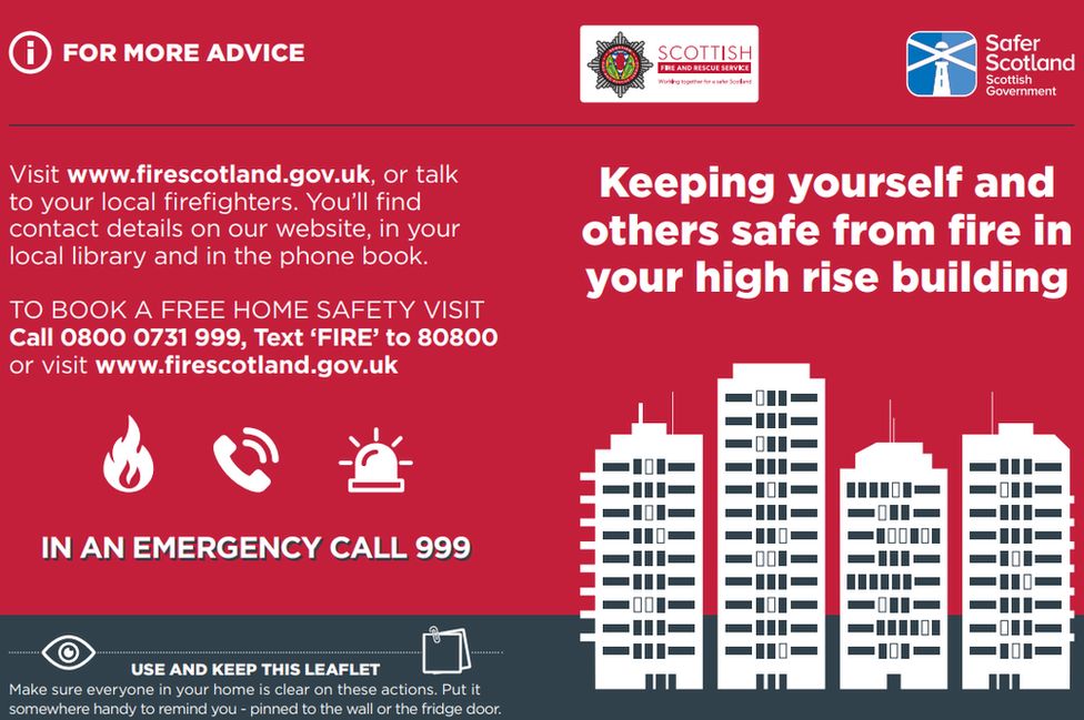 fire safety leaflet