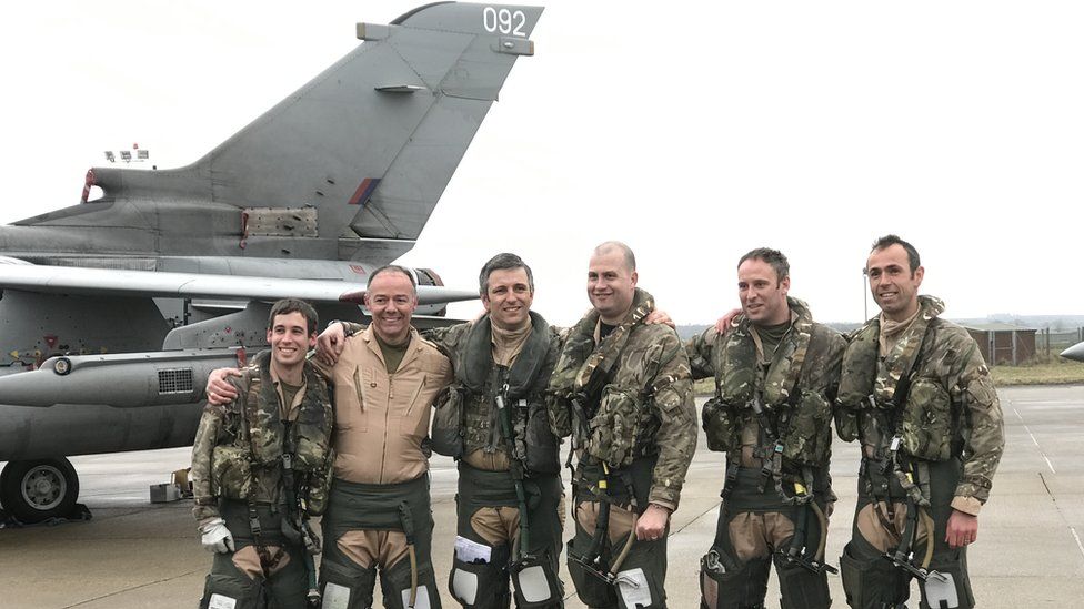 Final Tornado crew returning from Cyprus Feb 2019