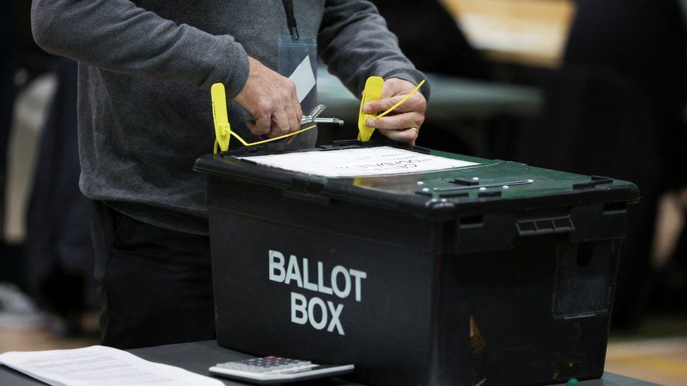 A ballot box