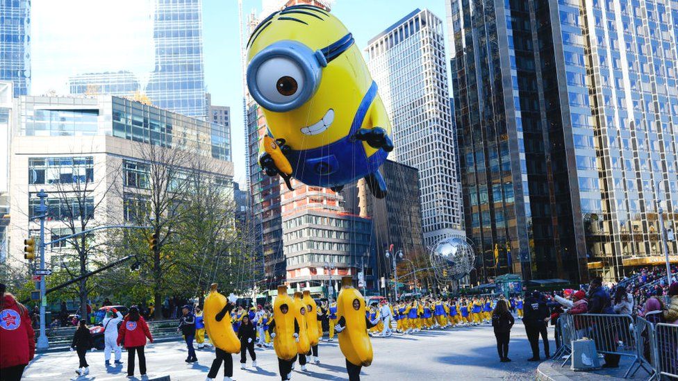 Thanksgiving Day Parade: Huge balloons take to the streets in New York ...