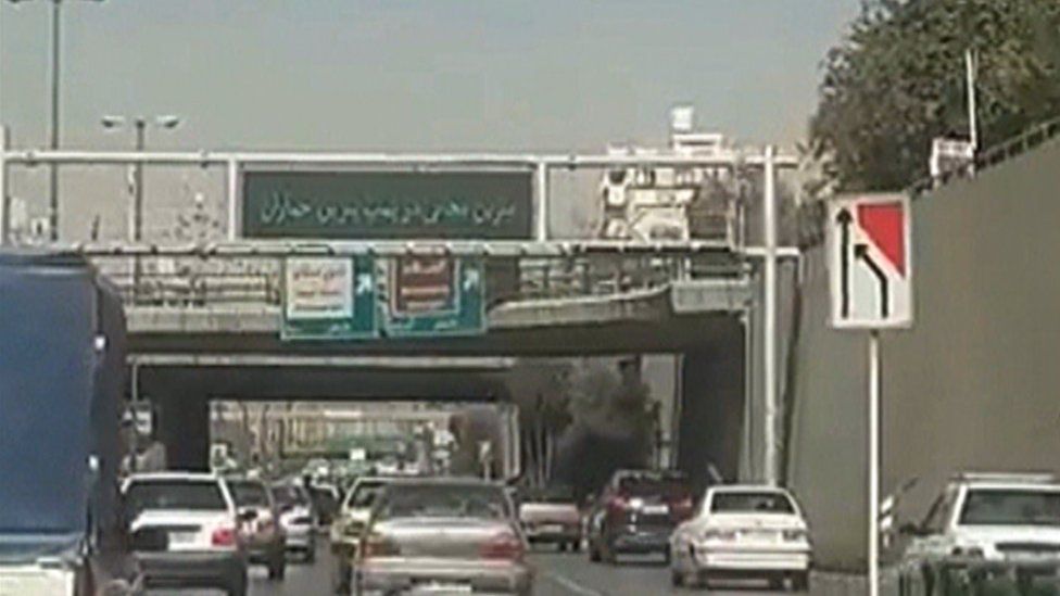 Iran road sign hijacked by hackers