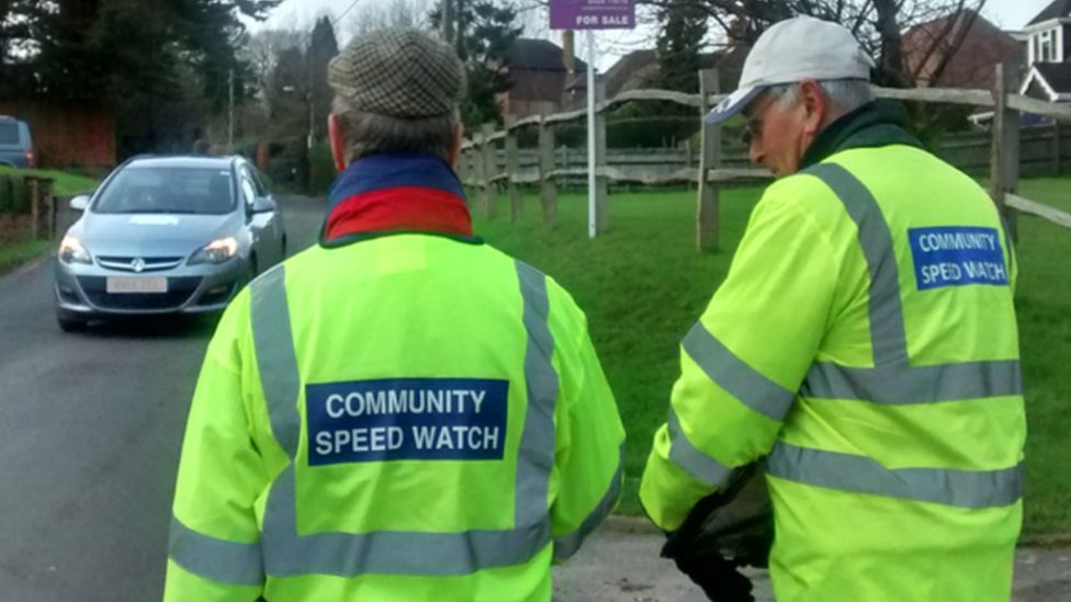 Community speed watch members