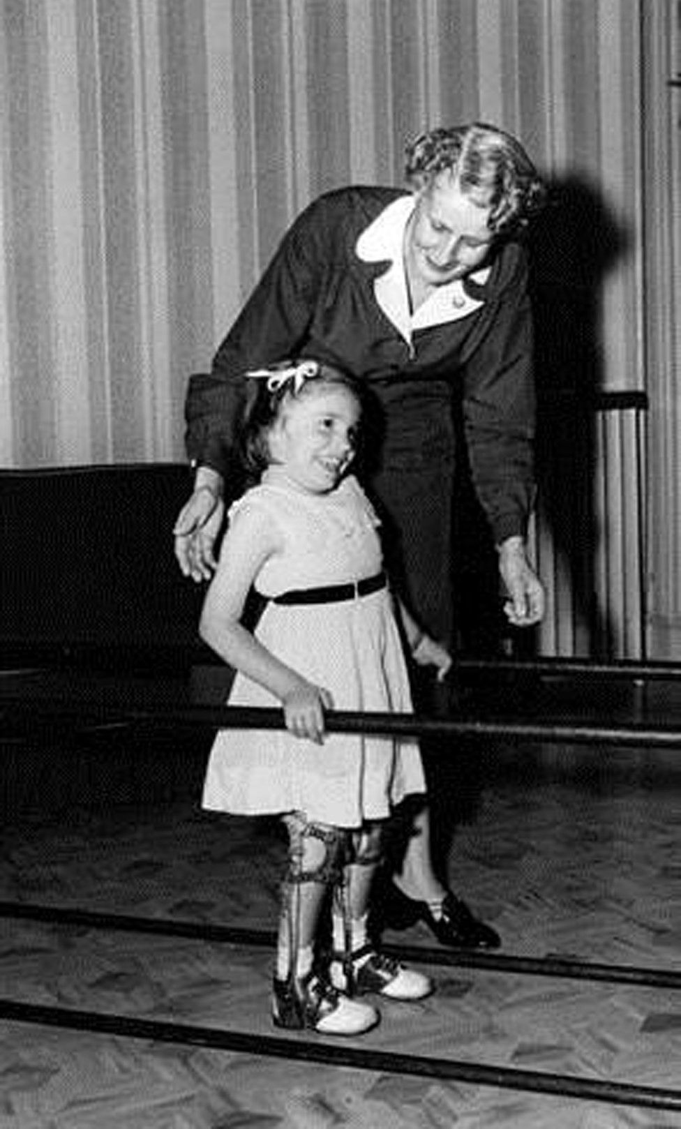 Judy Heumann with her mother