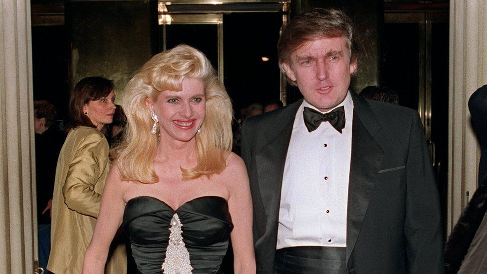 Ivana and Donald Trump in 1989
