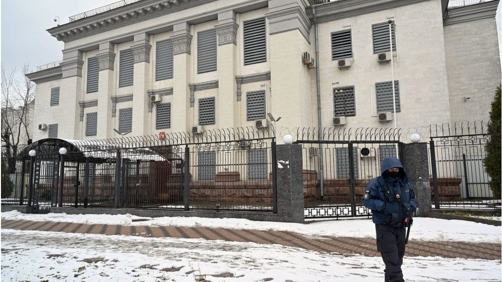 Russische Botschaft in Kiew