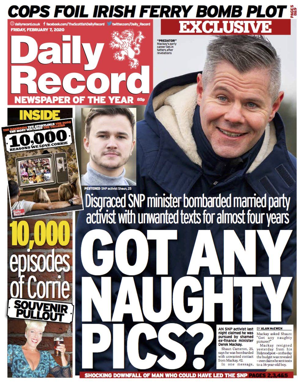 Record front page