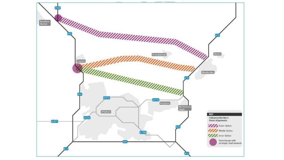 Northern Bypass map