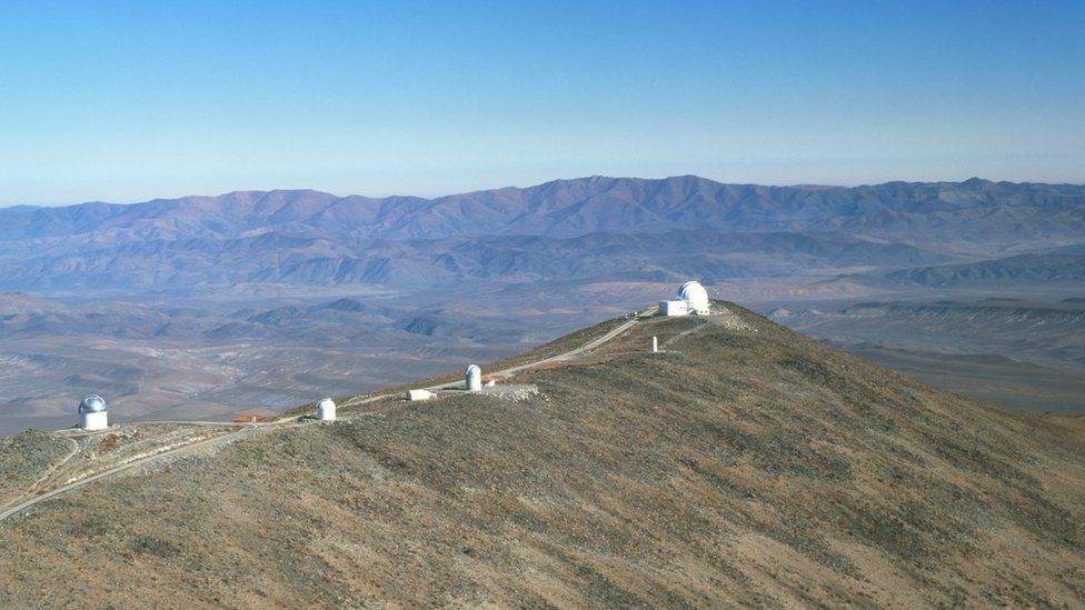 telescopes in the mountains