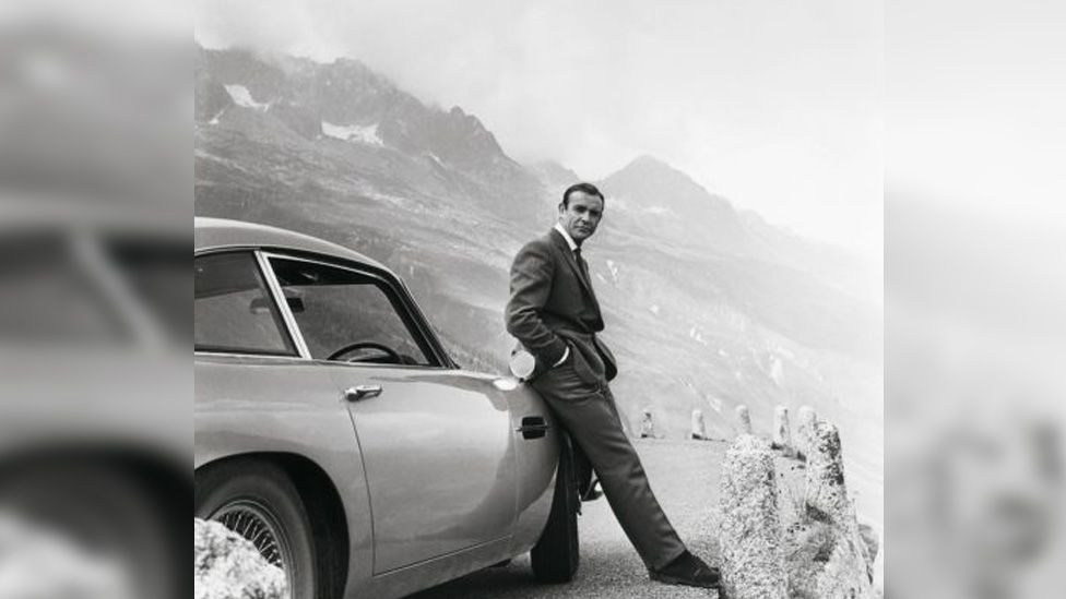 Sean Connery as James Bond with DB5