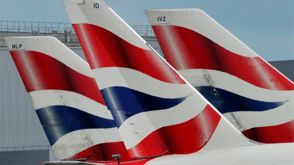 British Airways tailfins