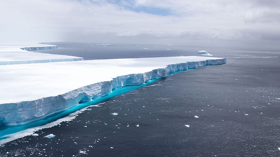 A68: Iceberg that became a social media star melts away - BBC News