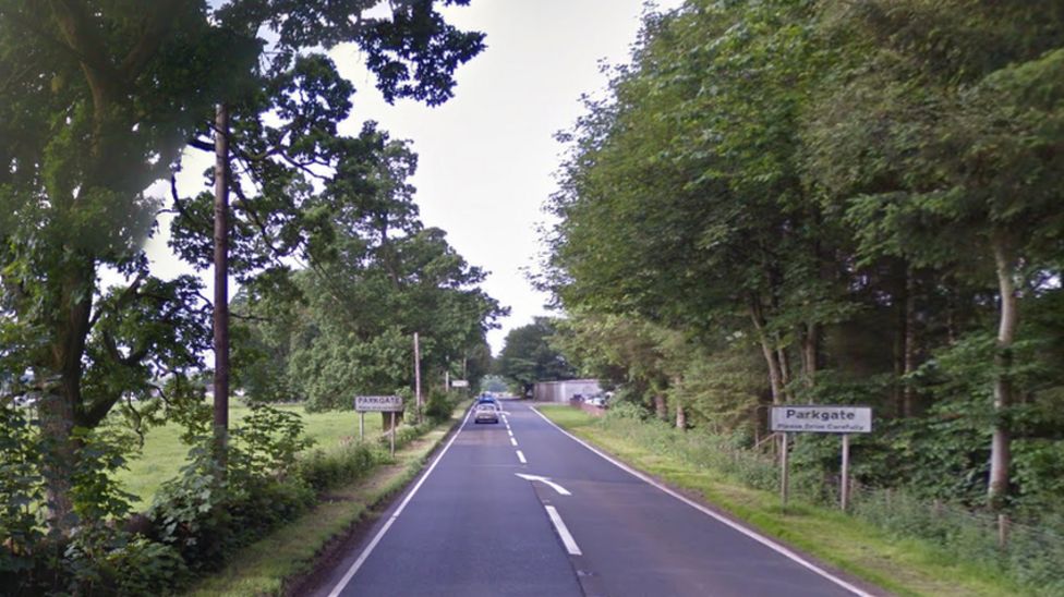 Pickup driver sought after fatal Parkgate crash BBC News