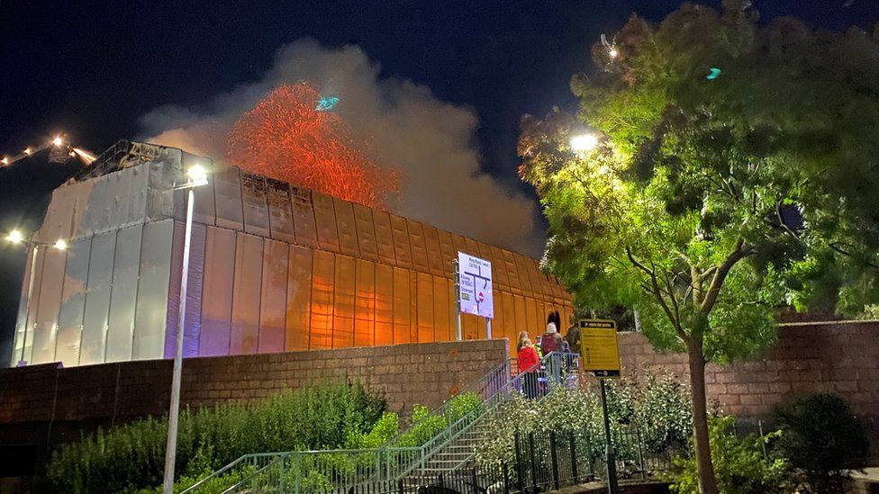 Ayr station hotel fire Residents fear firehit hotel will be