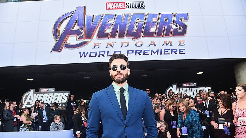 Chris Evans at Avengers: Endgame premiere