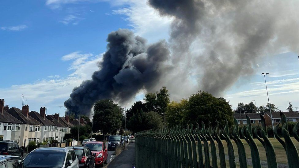 Incendio en Kidderminster
