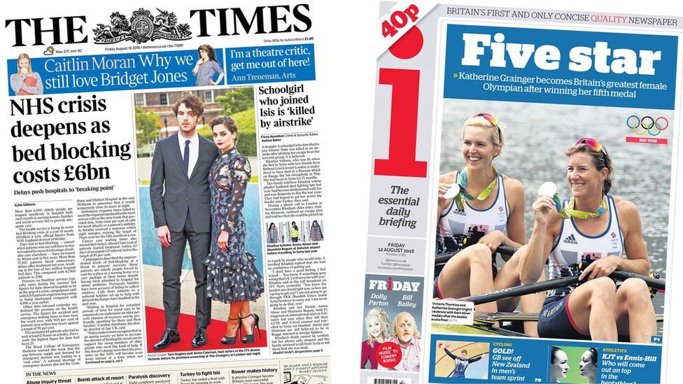 Times/i front pages