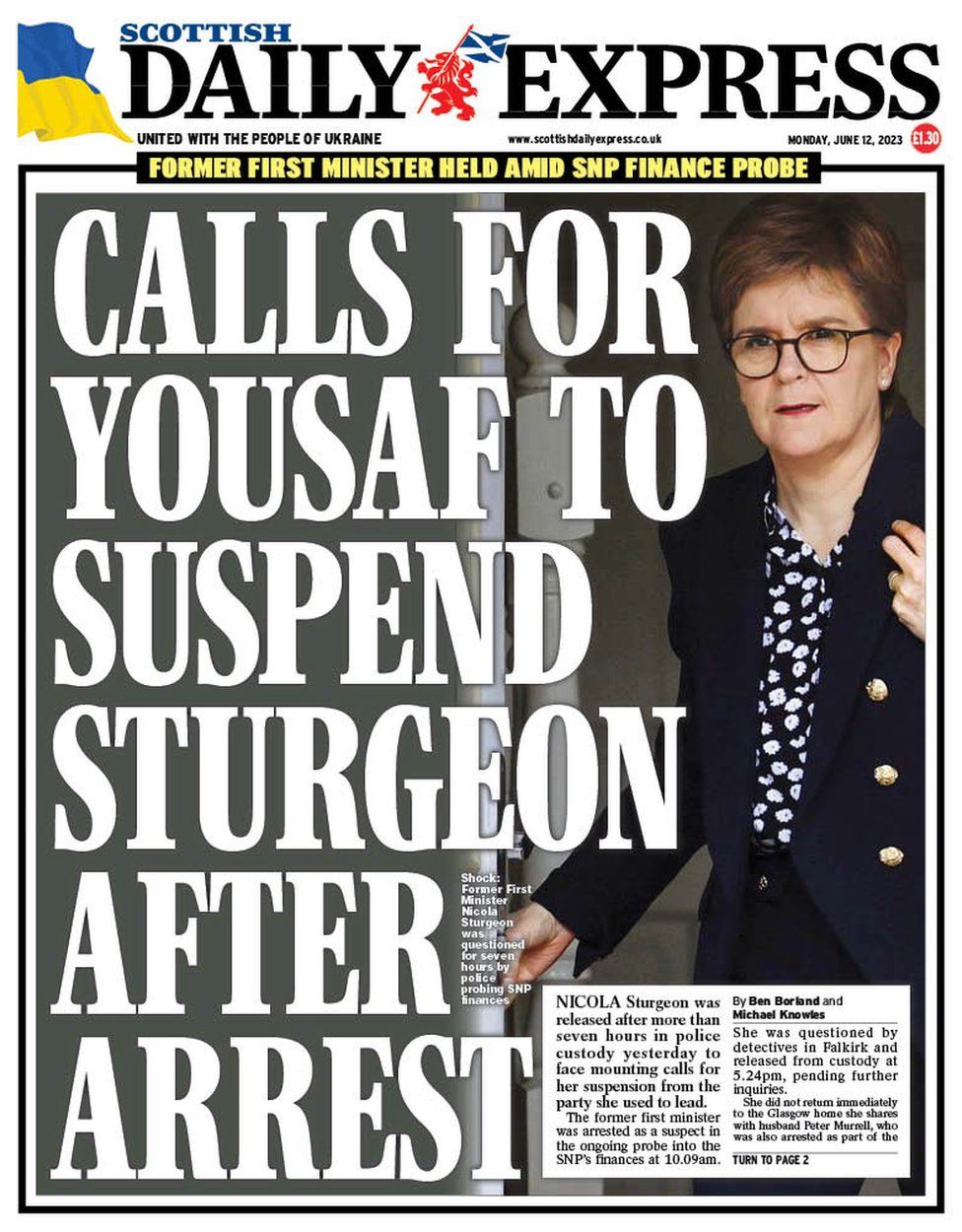 Scotlands papers I am innocent says Nicola Sturgeon image