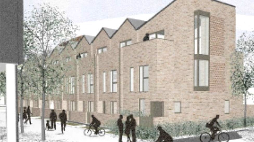 Stoke Wharf CGI of housing plans