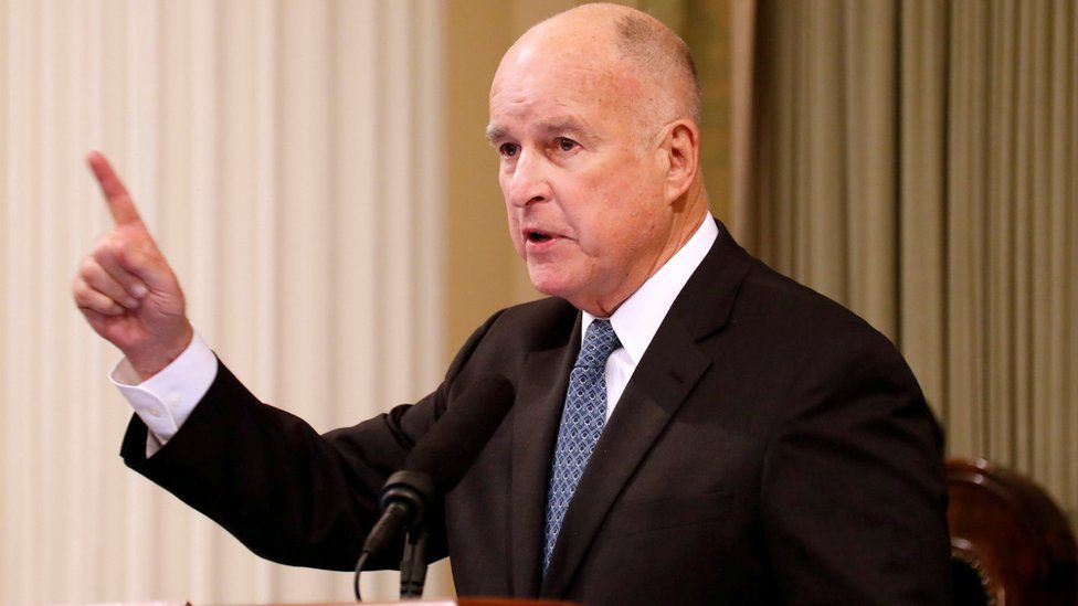 California governor Jerry Brown