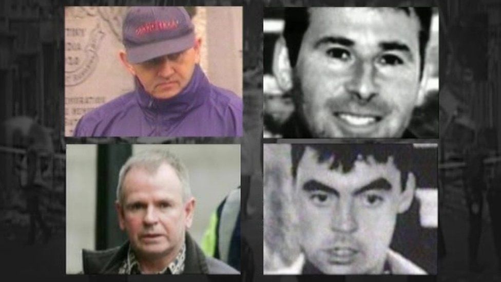 Clockwise from top left: Michael McKevitt, Liam Campbell, Colm Murphy and Seamus Daly
