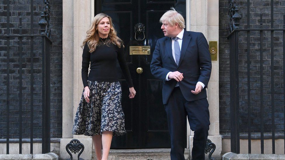 Carrie Johnson and Boris Johnson