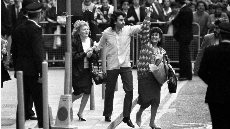 Gerry Conlon, one of the Guildford Four , was released in October 1989