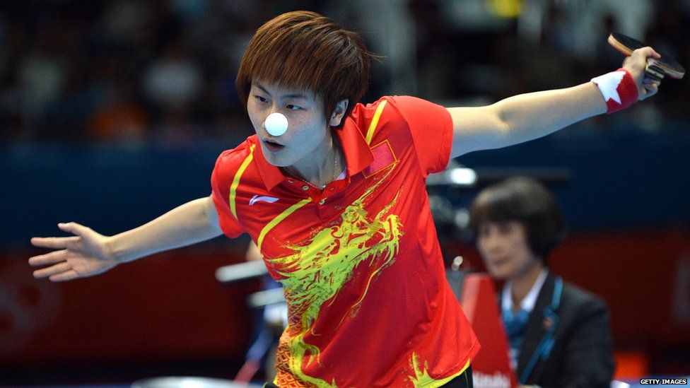 Chinese table tennis playerDing Ning