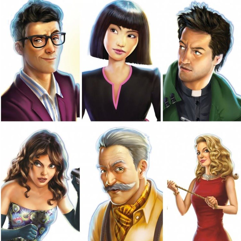 uk clue game characters