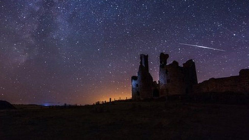 Photo of meteors - Chris Boundey