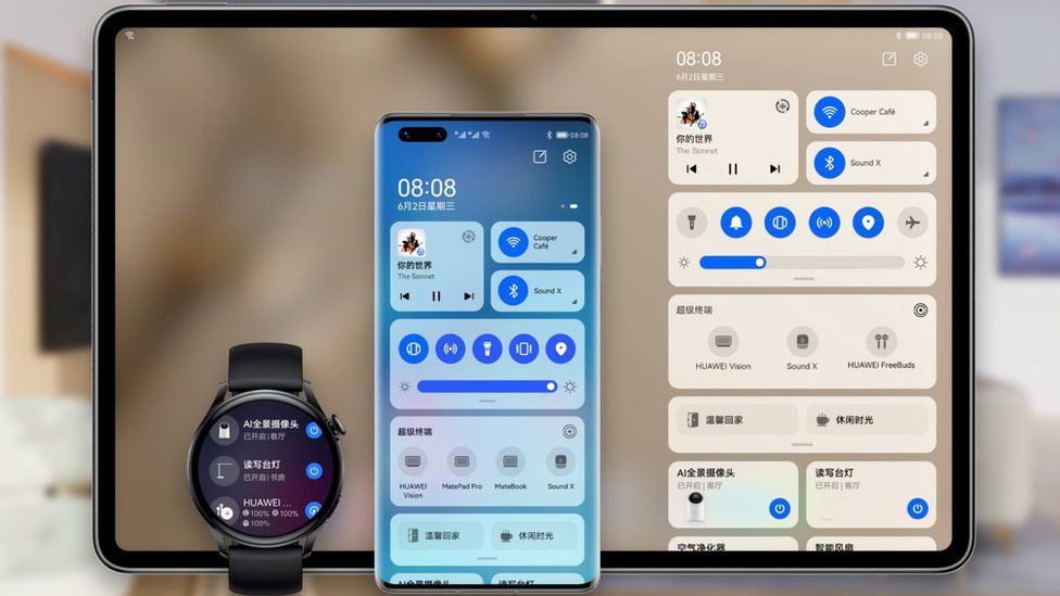 ОС Harmony от Huawei на своих новых часах, флагманском телефоне и планшете