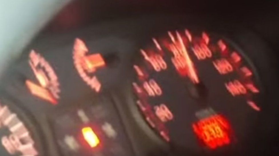 Car's speedometer