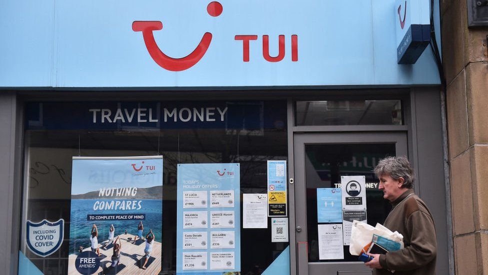 A Tui shop in a high street