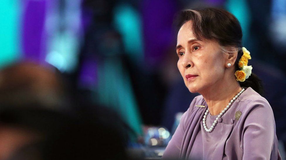 Государственный советник Мьянмы Аунг Сан Су Чжи