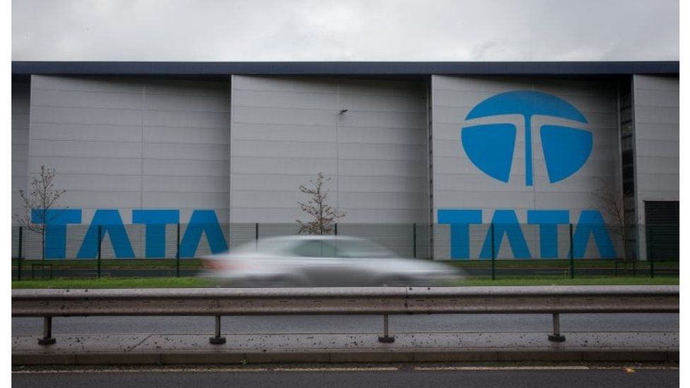 Tata steelworks in Port Talbot