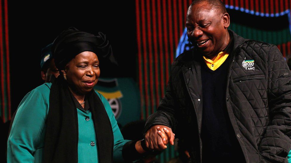 Nkosazana Dlamini-Zuma & Cyril Ramaphosa