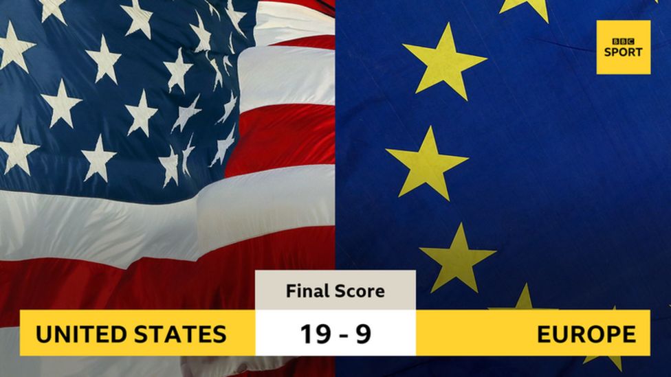 Ryder Cup Final scoreboard and player stats BBC Sport