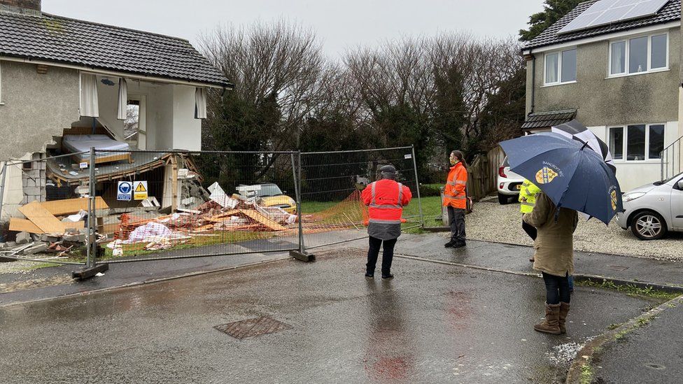Community Rebuild For Bude Home Destroyed In Gas Explosion Bbc News Community Rebuild For Bude Home Destroyed In Gas Explosion Bbc News
