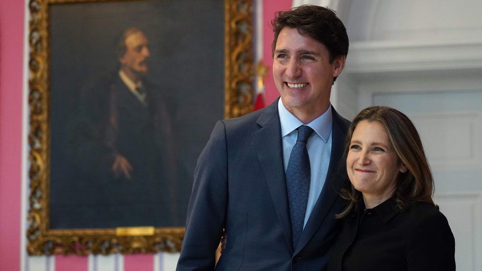 Prime Minister Justin Trudeau Unveils New Cabinet Bbc News