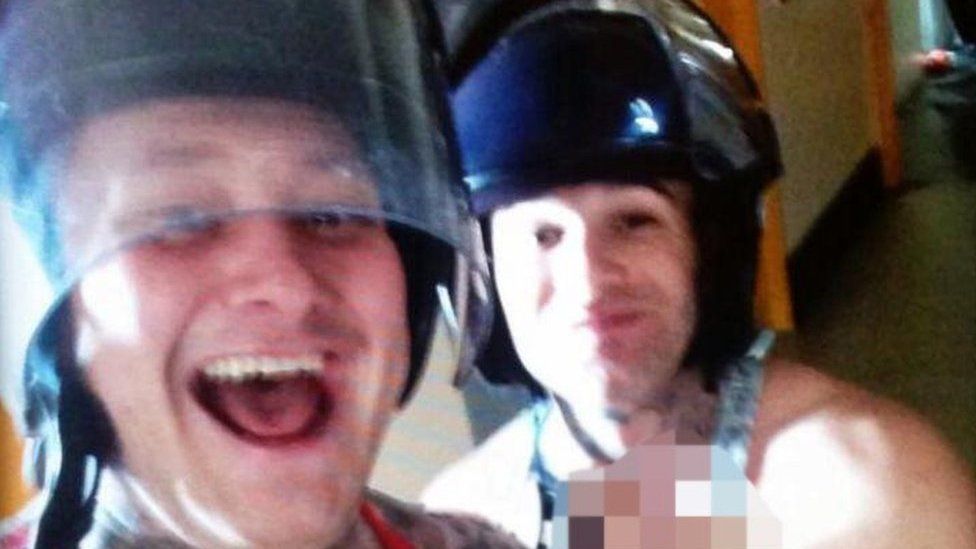 Unverified photos circulated online purport to show scenes from inside the prison