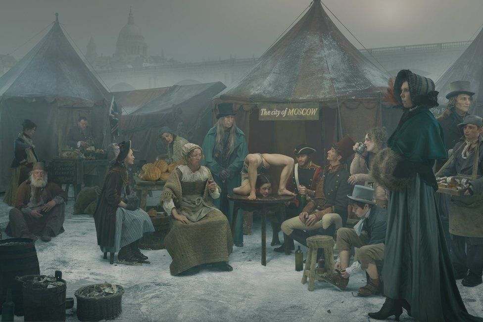 'The 1814 Frost Fair' by Julia Fullerton-Batten