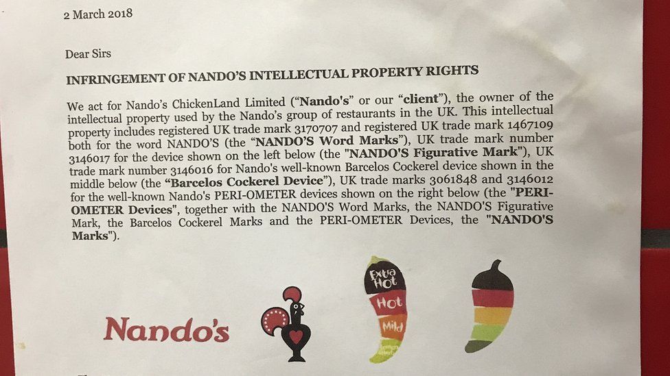 Nando's letter