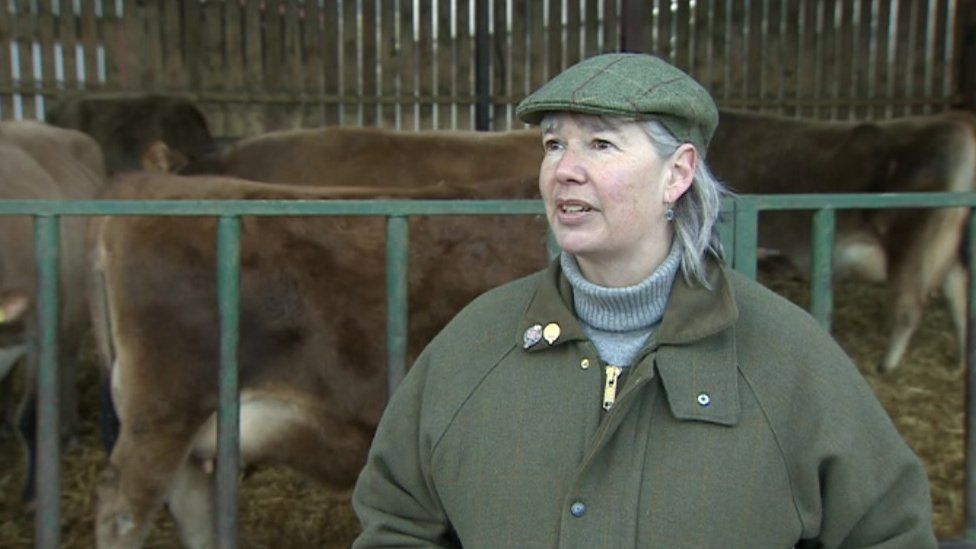 Dairy farmer Claire Bland