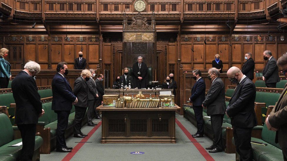 Silence in House of Commons