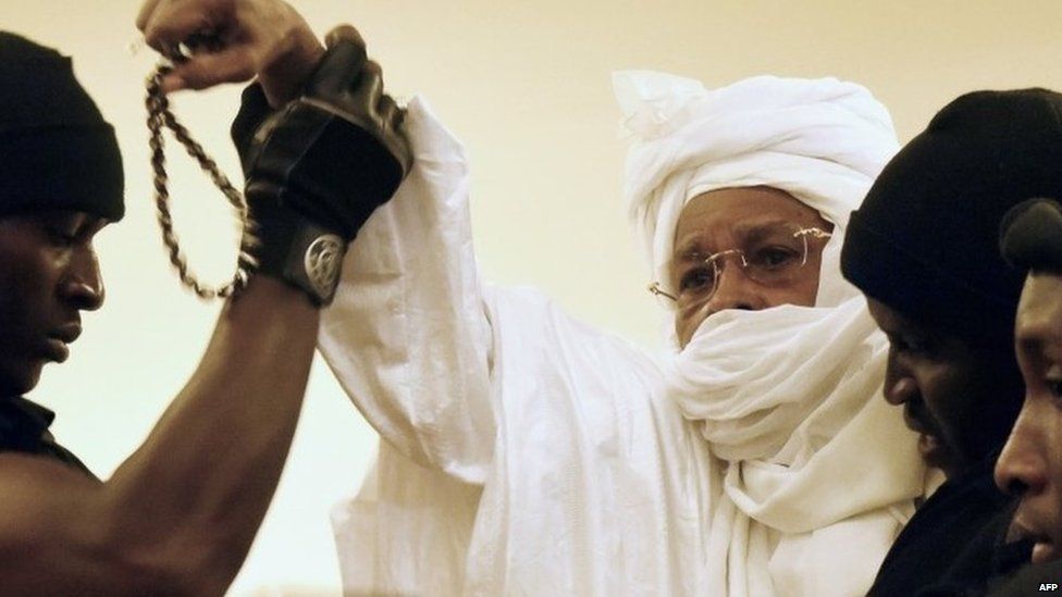 Hissene Habre removed from court