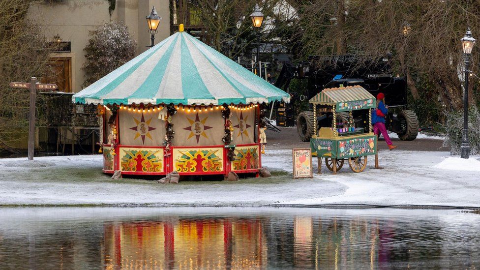 Wonka set at Verulamium Park