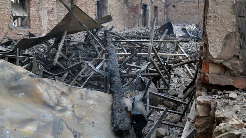 Ukraine conflict: Dozens killed in attack on Kharkiv, officials say - BBC News