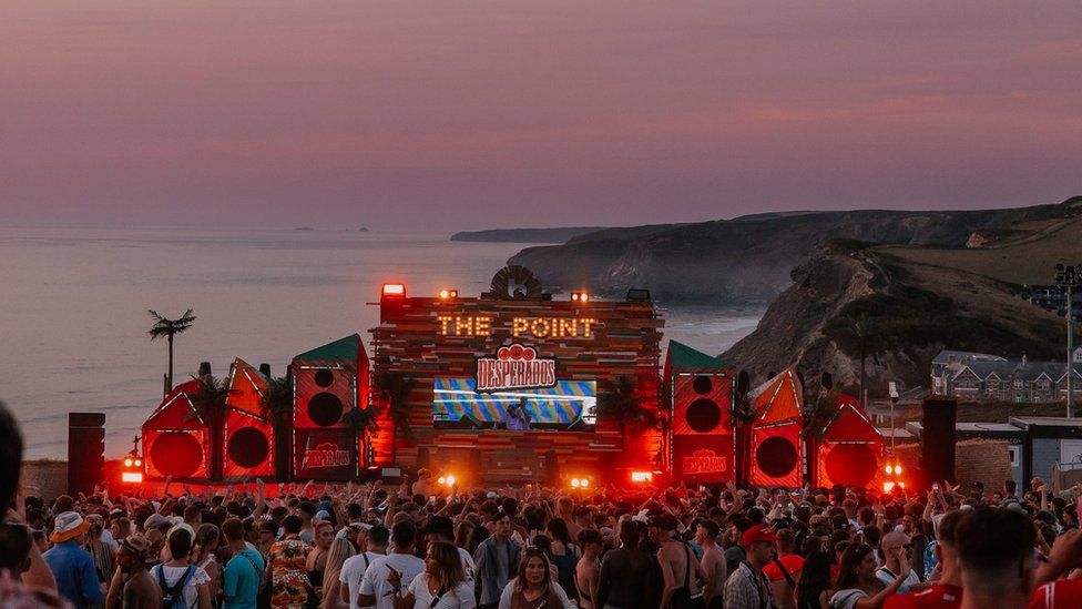 Boardmasters festival at Newquay